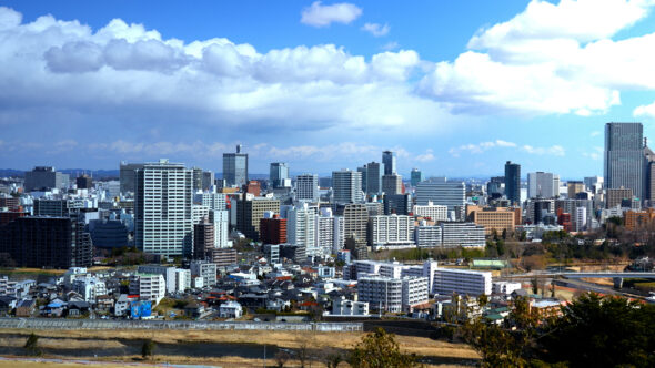 仙台市の街並み